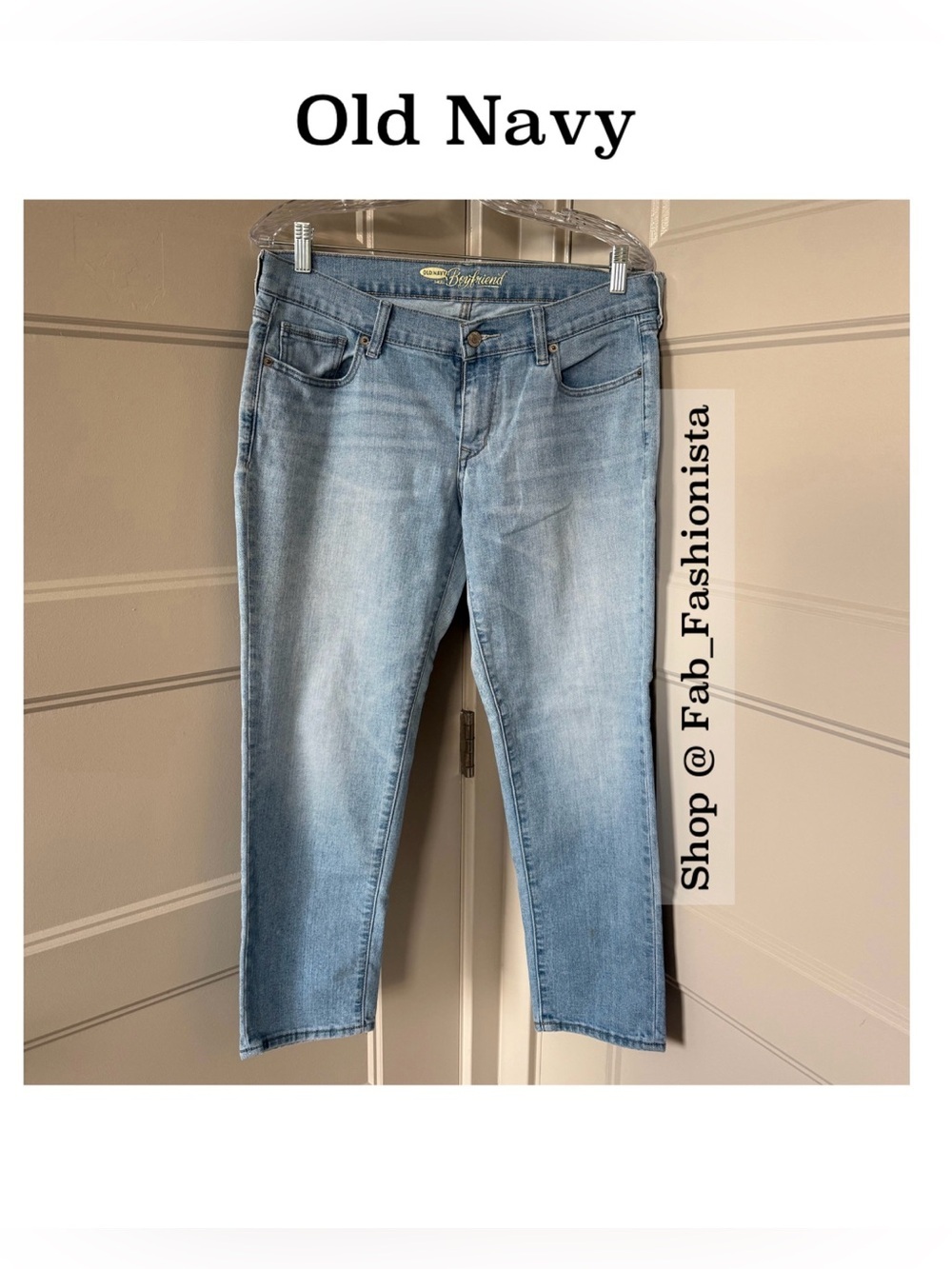 💰 Old Navy Light Blue Jeans boyfriend size 8